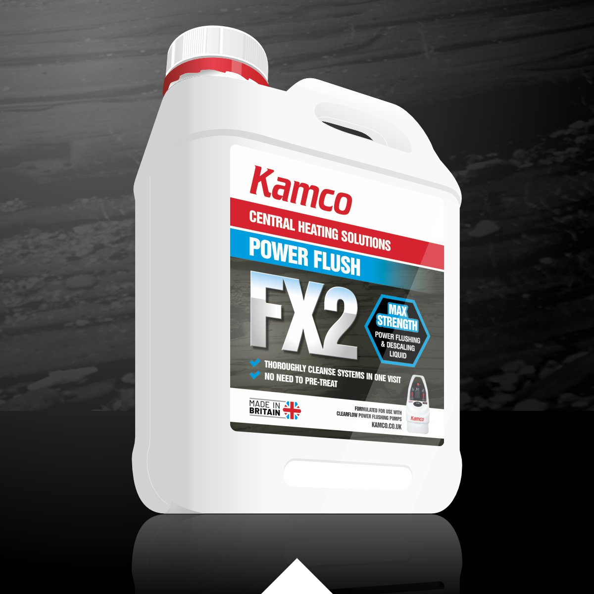 Kamco Power Flush FX2 - High Performance Power Flushing Chemical - No need to pre-treat