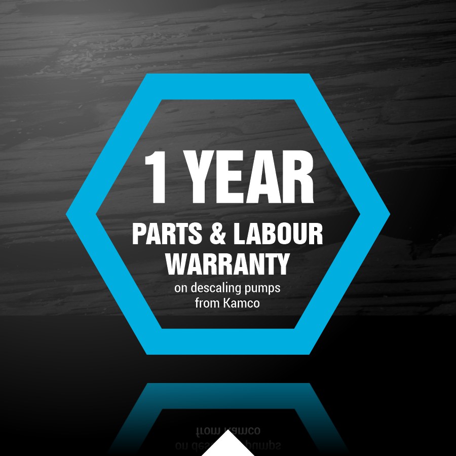 Kamco 1 year parts and labour warranty